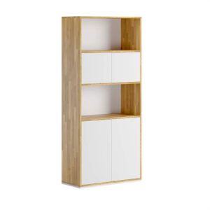 biała szafa do salonu