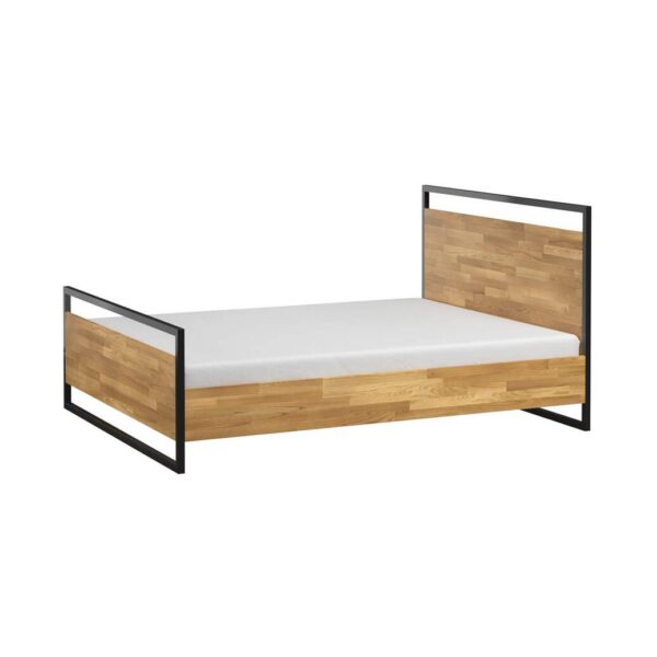 łóżko młodzieżowe podwójne czarne łóżko młodzieżowe podwójne czarne